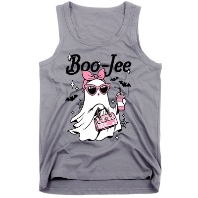 Cute Boo Jee Ghost Halloween Bandana Ghost Coffee Tank Top