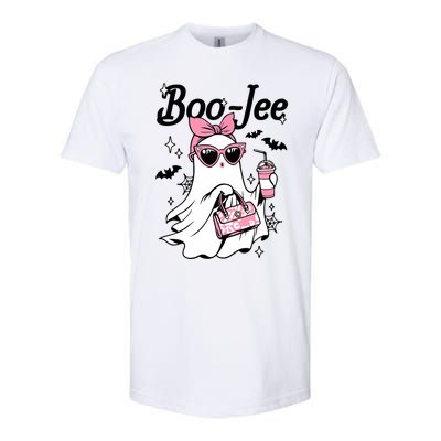 Cute Boo Jee Ghost Halloween Bandana Ghost Coffee Softstyle CVC T-Shirt