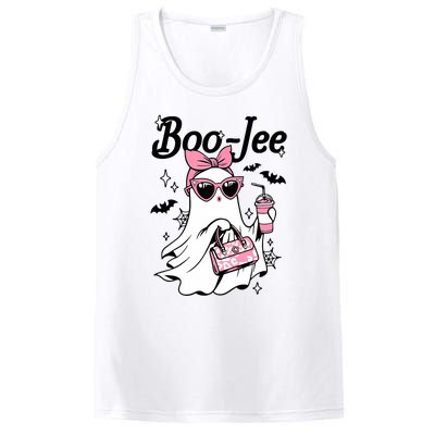 Cute Boo Jee Ghost Halloween Bandana Ghost Coffee PosiCharge Competitor Tank