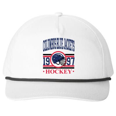 Columbus Blue Jacket Hockey Team Supporter Snapback Five-Panel Rope Hat