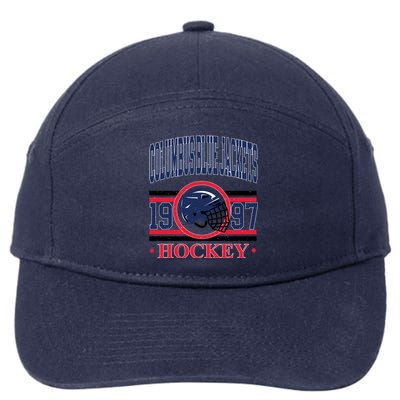 Columbus Blue Jacket Hockey Team Supporter 7-Panel Snapback Hat