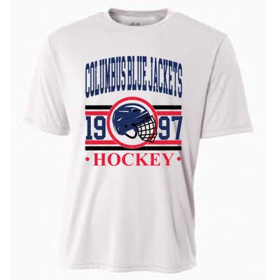 Columbus Blue Jacket Hockey Team Supporter Cooling Performance Crew T-Shirt