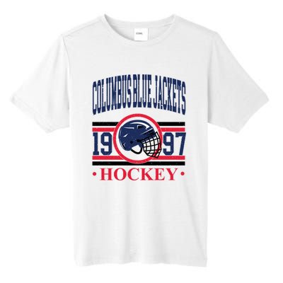 Columbus Blue Jacket Hockey Team Supporter Tall Fusion ChromaSoft Performance T-Shirt