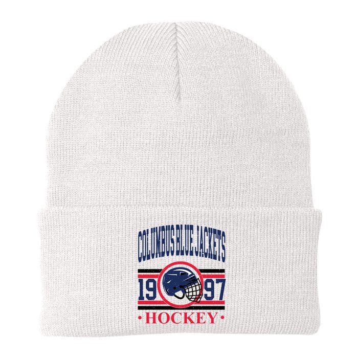 Columbus Blue Jacket Hockey Team Supporter Knit Cap Winter Beanie