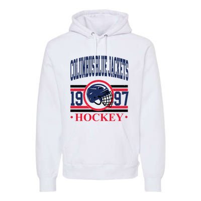 Columbus Blue Jacket Hockey Team Supporter Premium Hoodie