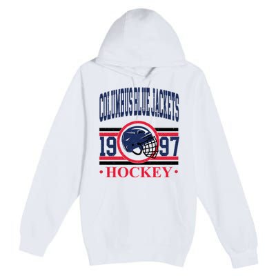 Columbus Blue Jacket Hockey Team Supporter Premium Pullover Hoodie