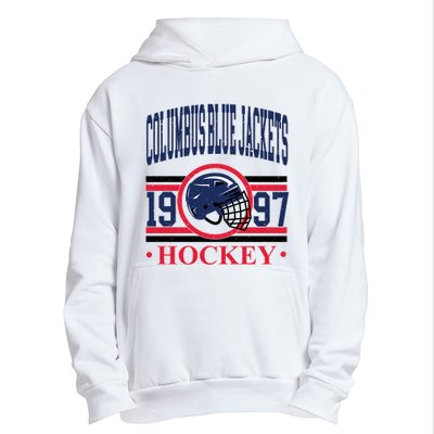 Columbus Blue Jacket Hockey Team Supporter Urban Pullover Hoodie