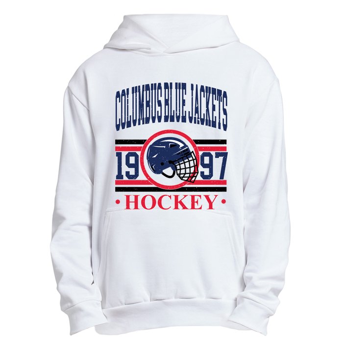 Columbus Blue Jacket Hockey Team Supporter Urban Pullover Hoodie