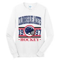 Columbus Blue Jacket Hockey Team Supporter Tall Long Sleeve T-Shirt