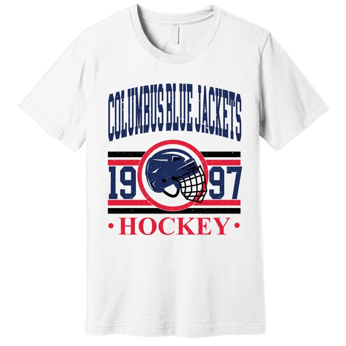 Columbus Blue Jacket Hockey Team Supporter Premium T-Shirt