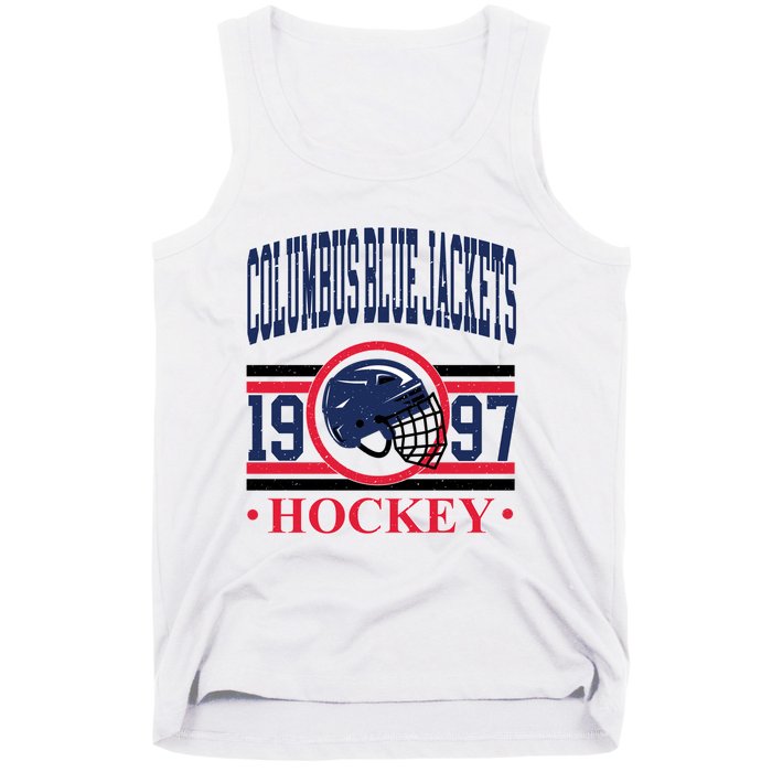 Columbus Blue Jacket Hockey Team Supporter Tank Top