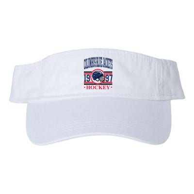 Columbus Blue Jacket Hockey Team Supporter Valucap Bio-Washed Visor