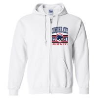 Columbus Blue Jacket Hockey Team Supporter Full Zip Hoodie