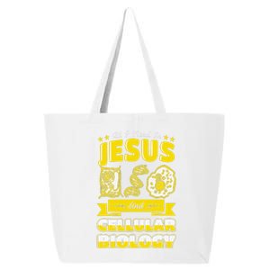 Cellular Biology Jesus Cell Biologist Microbiologist 25L Jumbo Tote