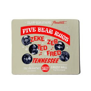 Country Bear Jamboree Real Old Country Rhythm Five Bear Rugs Mousepad