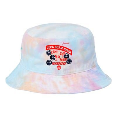 Country Bear Jamboree Real Old Country Rhythm Five Bear Rugs Tie Dye Newport Bucket Hat