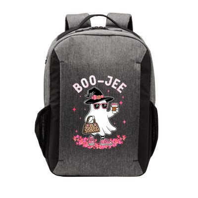 Cute Boo Jee Ghost Halloween Leopard Ghost Coffee Vector Backpack