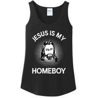 Christian Bible Jesus Is My Homeboy Funny Ladies Essential Tank