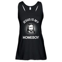 Christian Bible Jesus Is My Homeboy Funny Ladies Essential Flowy Tank