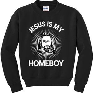 Christian Bible Jesus Is My Homeboy Funny Kids Sweatshirt