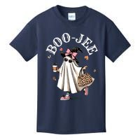 Cute Boo Jee Ghost Halloween Leopard Ghost Coffee Women Kids T-Shirt