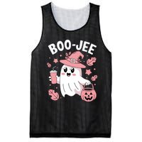 Cute Boo Jee Ghost Halloween Leopard Ghost Coffee Girl Mesh Reversible Basketball Jersey Tank