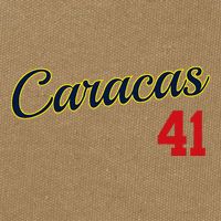 Caracas Baseball Jersey Franela Beisbol Venezuela 41 Cotton Canvas Backpack