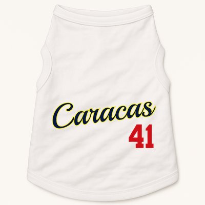 Caracas Baseball Jersey Franela Beisbol Venezuela 41 Doggie Tank