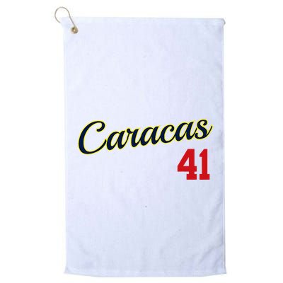 Caracas Baseball Jersey Franela Beisbol Venezuela 41 Golf Towel