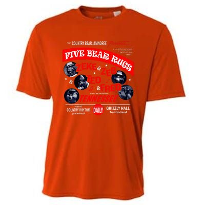 Country Bear Jamboree Real Old Country Rhythm Five Bear Rugs Cooling Performance Crew T-Shirt