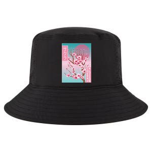 Cherry Blossom Japanese Sakura Vaporwave Aesthetic Cool Comfort Performance Bucket Hat