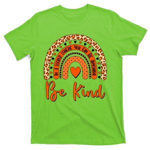 Cute Be Kind Wear Orange Rainbow T-Shirt