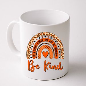 Cute Be Kind Wear Orange Rainbow Coffee Mug