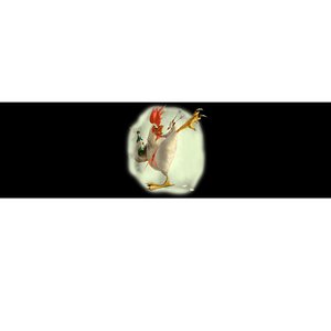 Chicken Beer Karate Kick Cool Chicken Funny Chicken Farmer Bumper Sticker