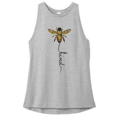 Cool Bee Kind Be Kind Shirts Gift For Women Men Ladies PosiCharge Tri-Blend Wicking Tank