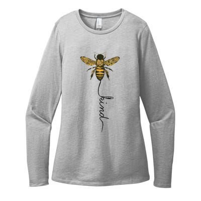 Cool Bee Kind Be Kind Shirts Gift For Women Men Womens CVC Long Sleeve Shirt