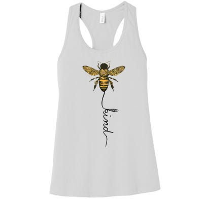 Cool Bee Kind Be Kind Shirts Gift For Women Men Women's Racerback Tank