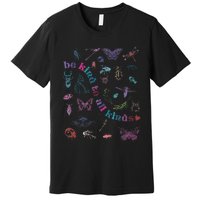 Cute Be Kind To All Kinds Retro Vintage 90s Butterly Gift Premium T-Shirt