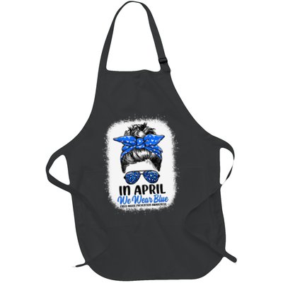 Cute Be Kind Blue Sunflower Child Abuse Prevention Awareness Apron
