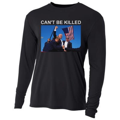 CanT Be Killed Trump Strong Support Cooling Performance Long Sleeve Crew