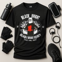 Cool Black Knight Bridge Security Cooling Performance Crew T-Shirt