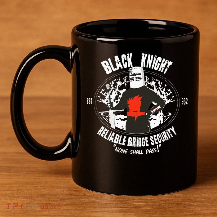 Cool Black Knight Bridge Security 11oz C Handle Ceramic Mug