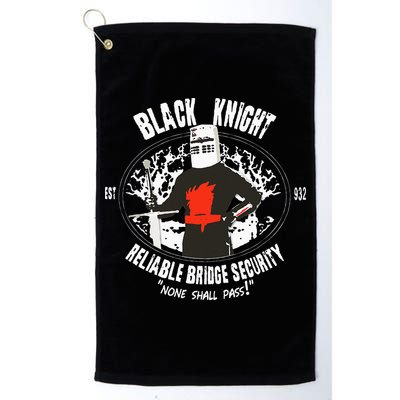 Cool Black Knight Bridge Security Golf Towel