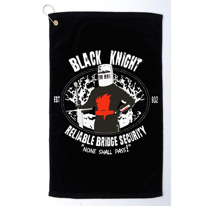 Cool Black Knight Bridge Security Golf Towel