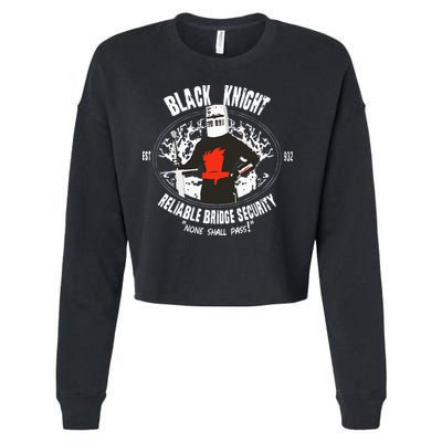 Cool Black Knight Bridge Security Cropped Pullover Crew