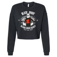 Cool Black Knight Bridge Security Cropped Pullover Crew