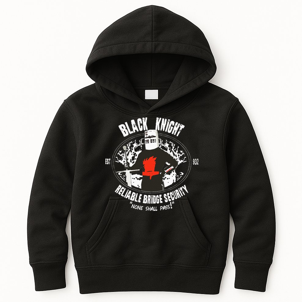 Cool Black Knight Bridge Security Kids Hoodie