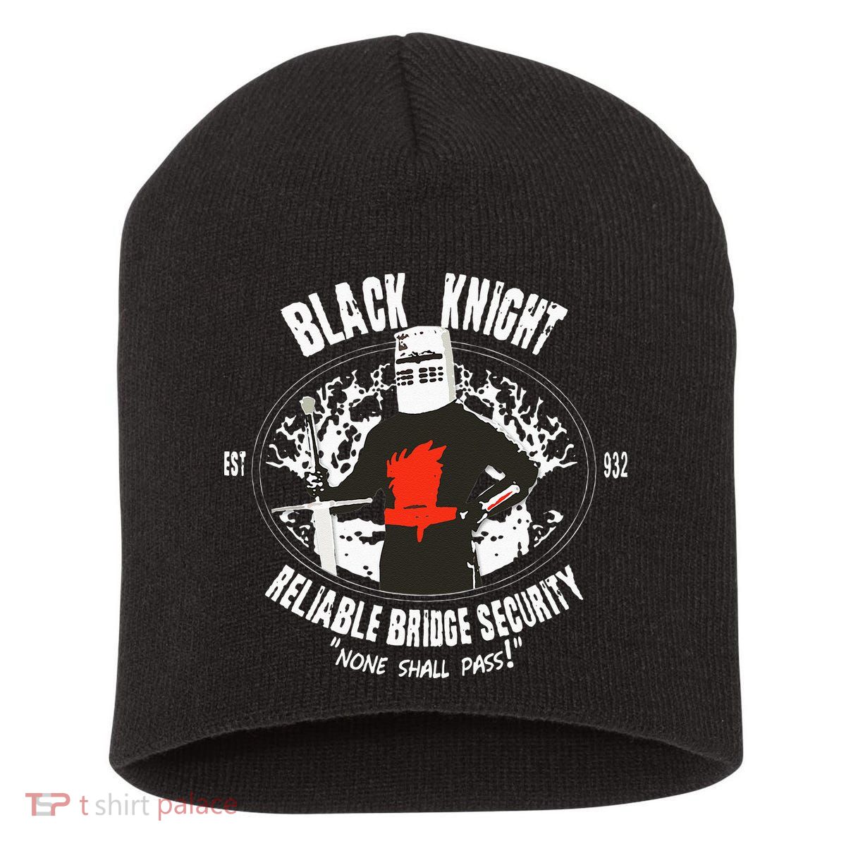 Cool Black Knight Bridge Security Short Acrylic Beanie