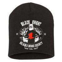 Cool Black Knight Bridge Security Short Acrylic Beanie