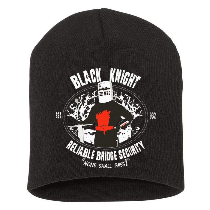 Cool Black Knight Bridge Security Short Acrylic Beanie